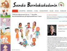 Tablet Screenshot of barnboksakademin.com